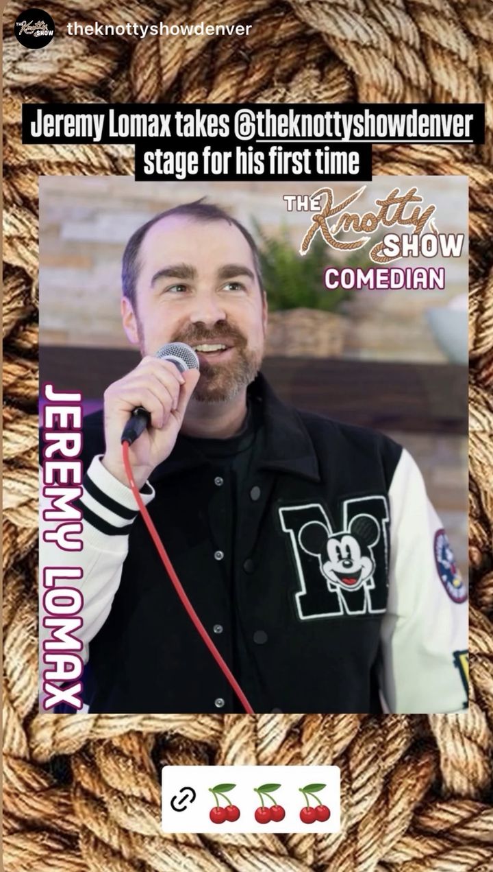 Promo for Jeremy Lomax at The Knotty Show, Oct 16